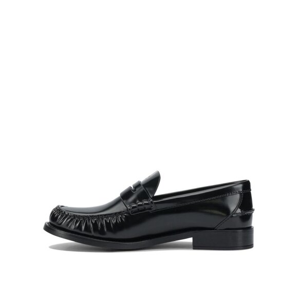 Prada Brushed Leather Loafers IT 39 Women - Picture 3 of 5